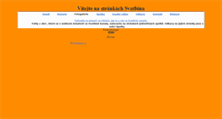 Desktop Screenshot of fotogaleriesvatbina.uvadi.cz