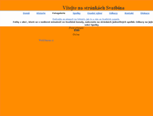 Tablet Screenshot of fotogaleriesvatbina.uvadi.cz