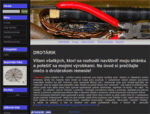 Tablet Screenshot of drotarik.uvadi.cz